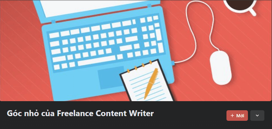 Group Góc nhỏ của Freelance Content Writer