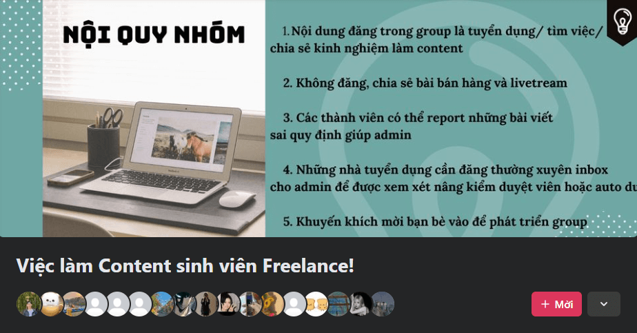 Trang viết lách: Việc làm Content sinh viên Freelance!