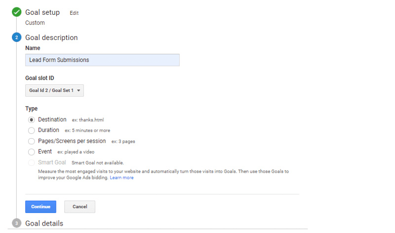 Chọn vào ô Continue