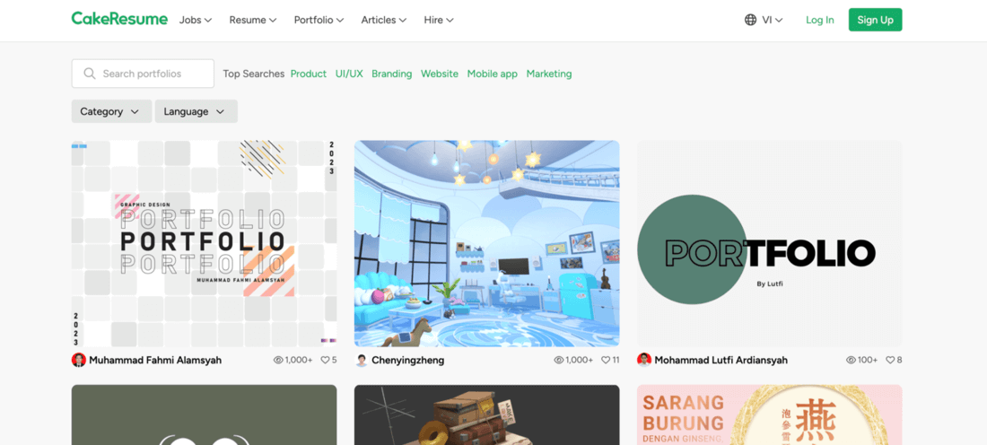 Tạo Portfolio chuyên nghiệp bằng CakeResume