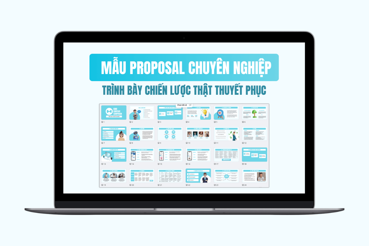 Mẫu Proposal chiến lược Content Marketing