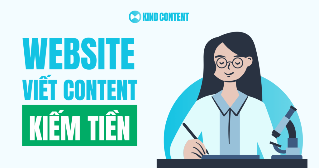 Website viết content kiếm tiền