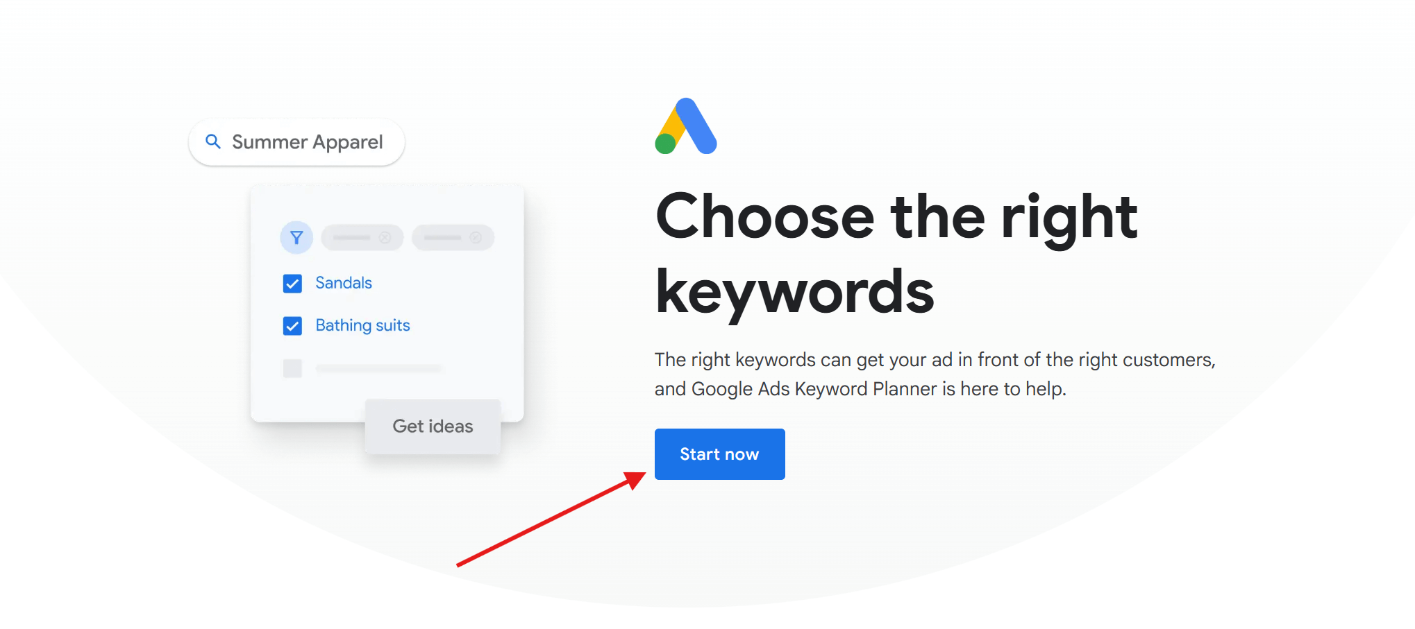 Đăng nhập vào Google Keywords Planner bằng Gmail của bạn