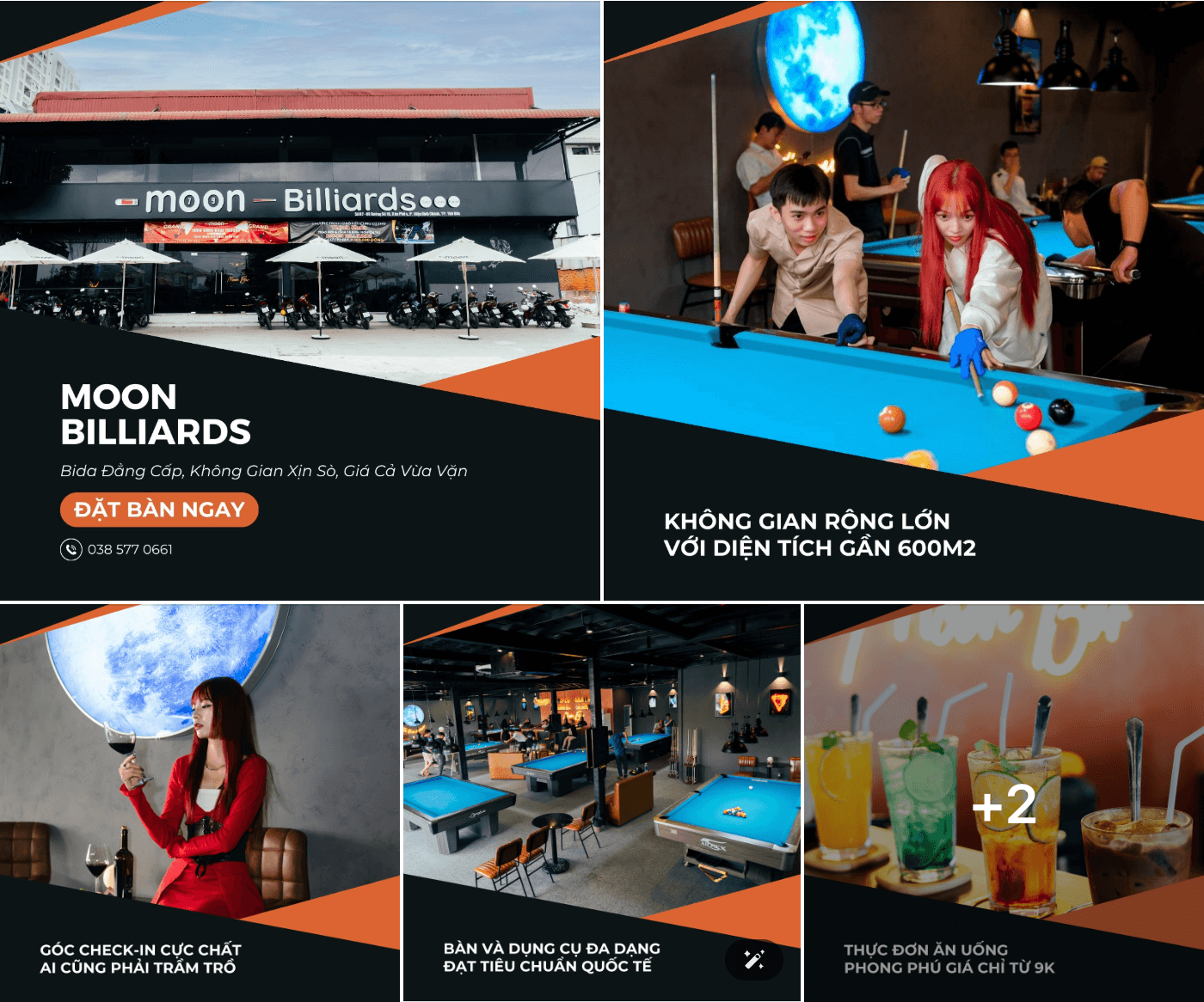Bài giới thiệu Moon Billards được ghim ngay đầu trang