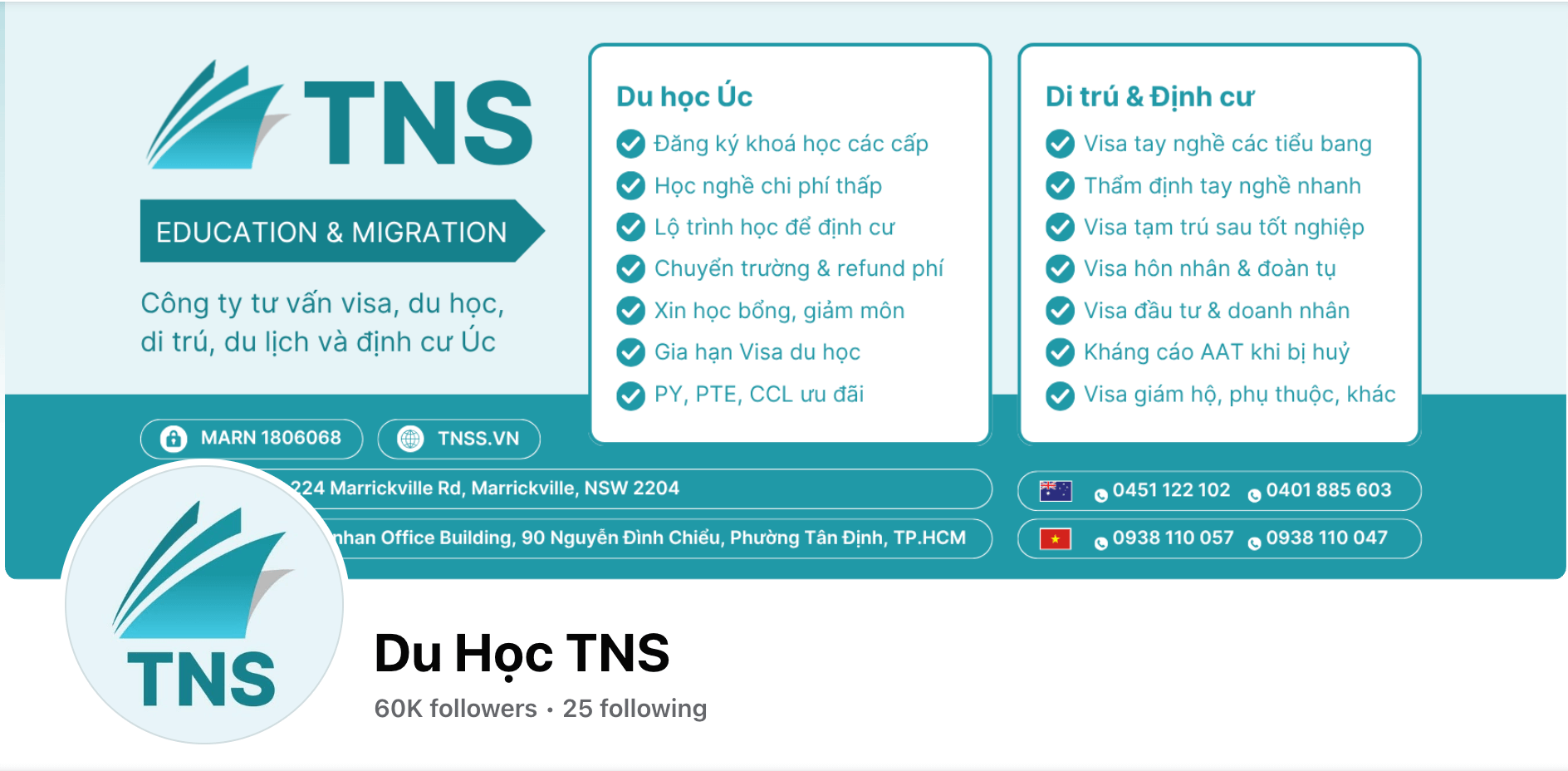 TNS thiết kế banner thể hiện rõ dịch vụ đang kinh doanh