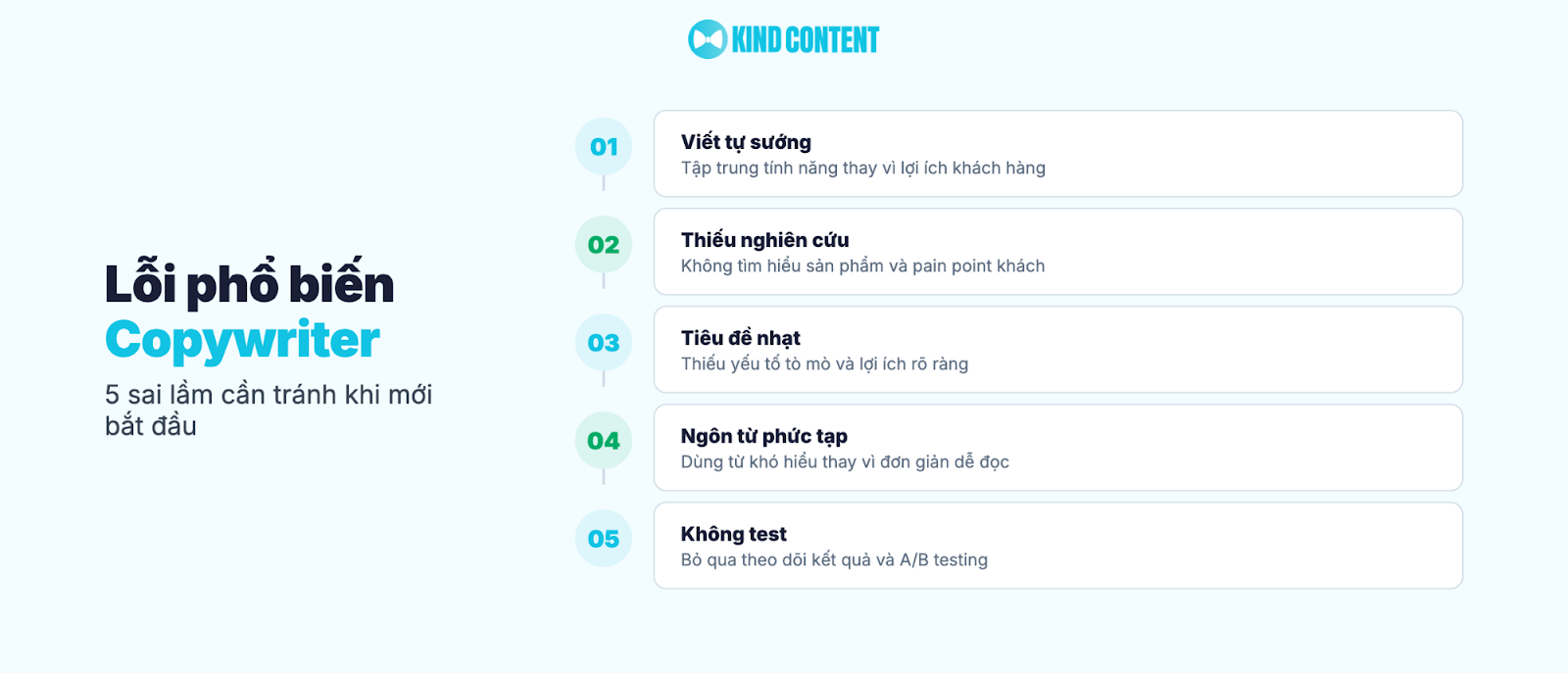 5 sai lầm cần tránh khi mới bắt đầu