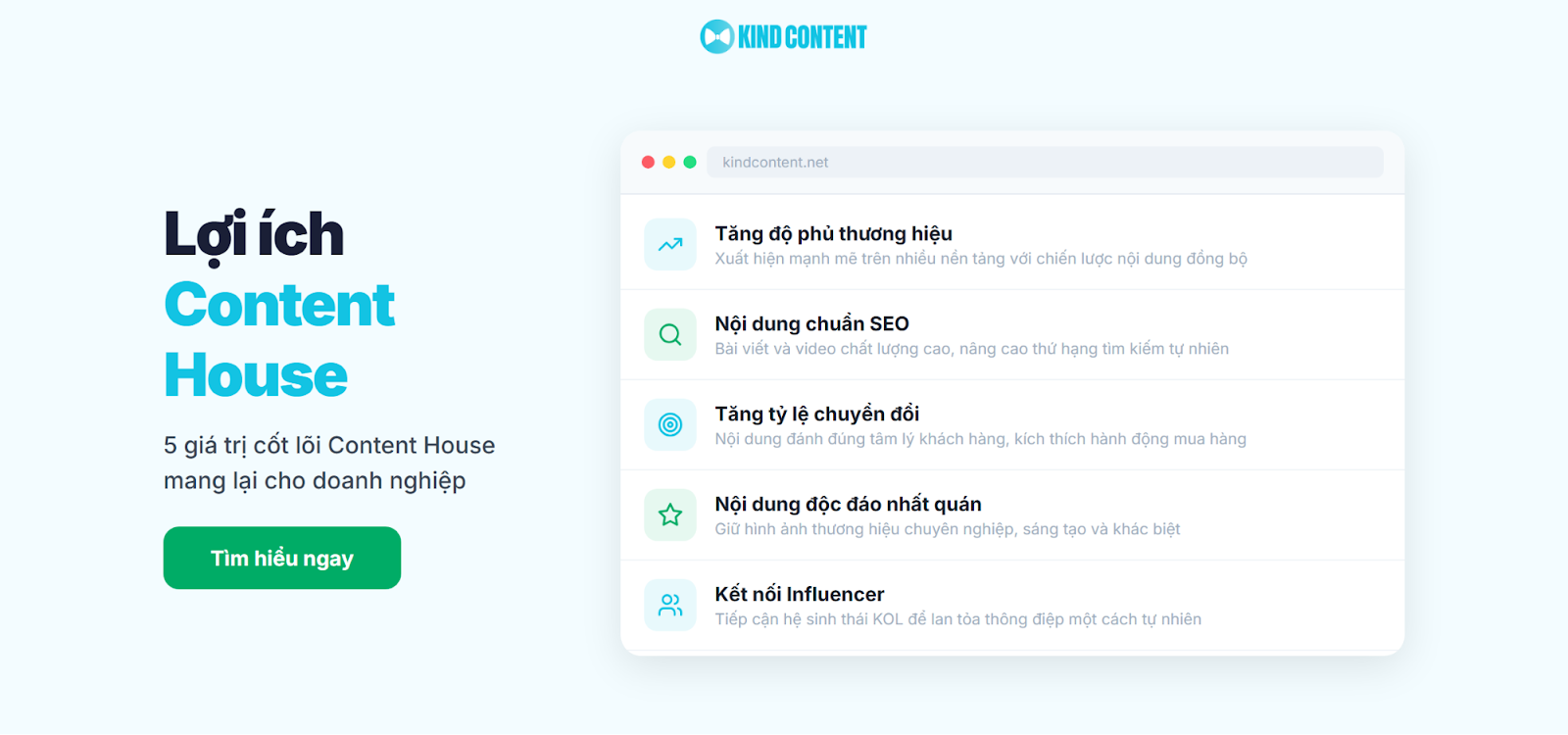 5 giá trị cốt lõi Content House mang lại cho doanh nghiệp