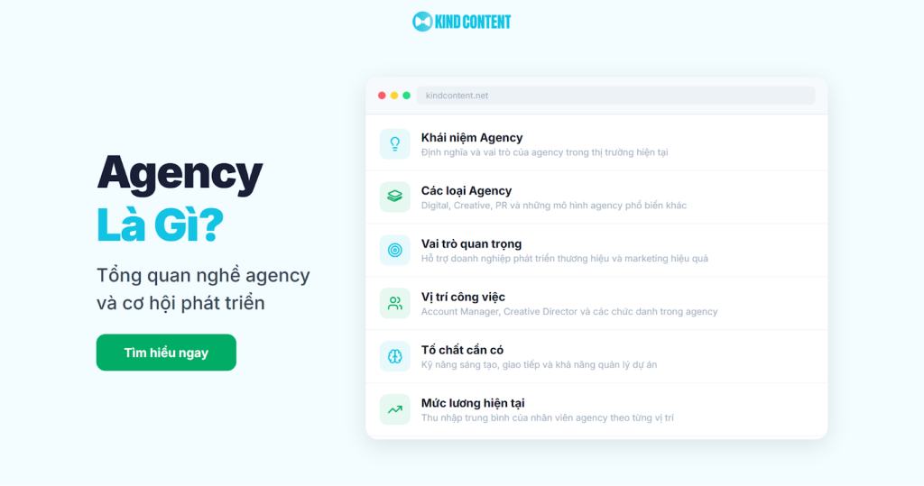 Agency là gì? Phân loại, vai trò và cách chọn agency phù hợp