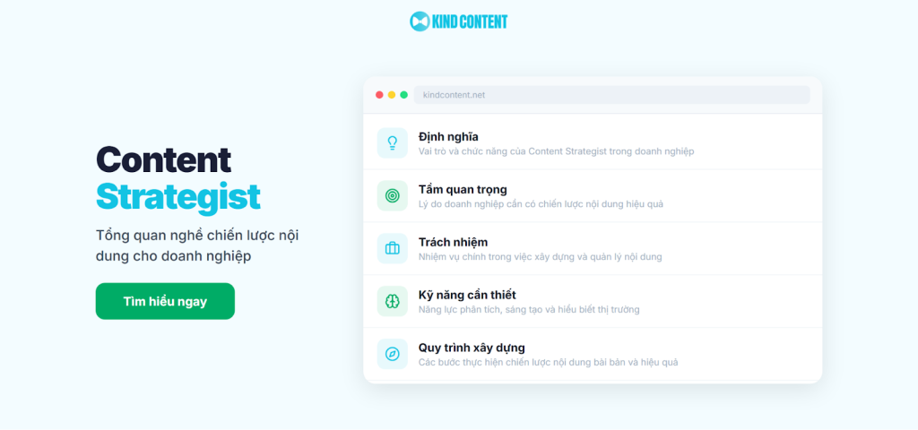 Content Strategist là gì? Công việc, kỹ năng và lộ trình