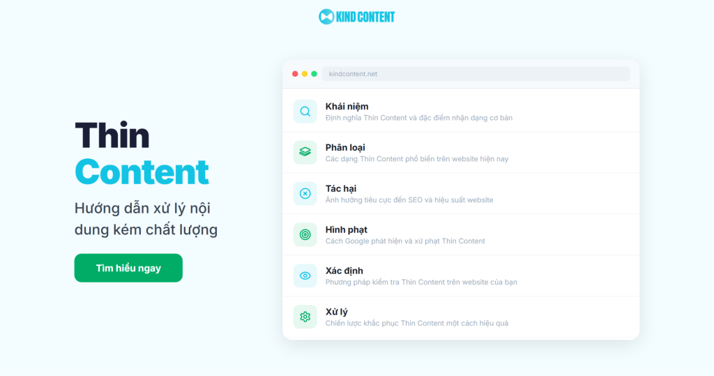 Xử lý Thin Content