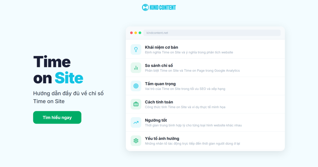 Time on Site là gì? Cách tăng và tối ưu hiệu quả cho website
