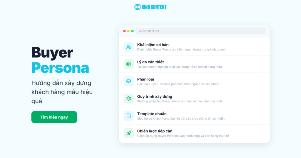 Buyer Persona là gì? Cách xây dựng và phân tích chân dung khách hàng mục tiêu