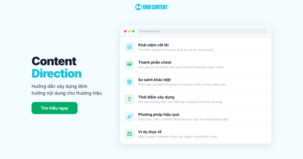 Xác định Content Direction