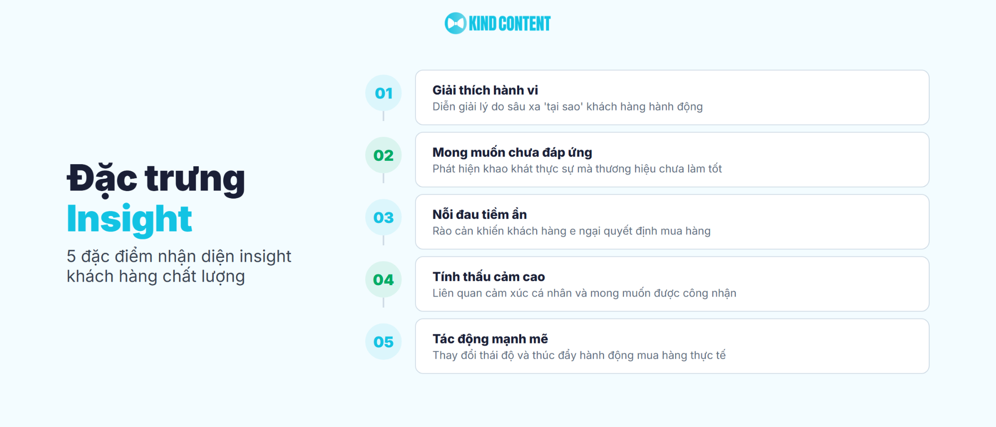 5 đặc điểm nhận diện insight khách hàng chất lượng