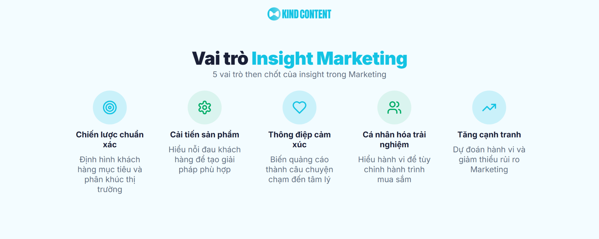 5 vai trò then chốt của insight trong Marketing