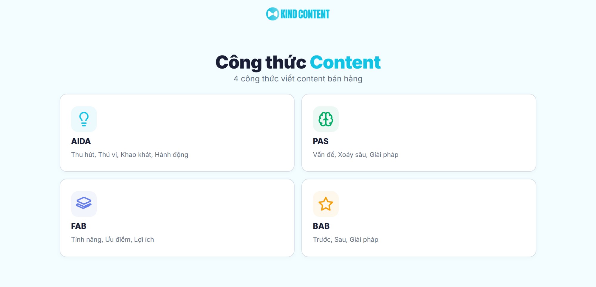 4 công thức viết content bán hàng