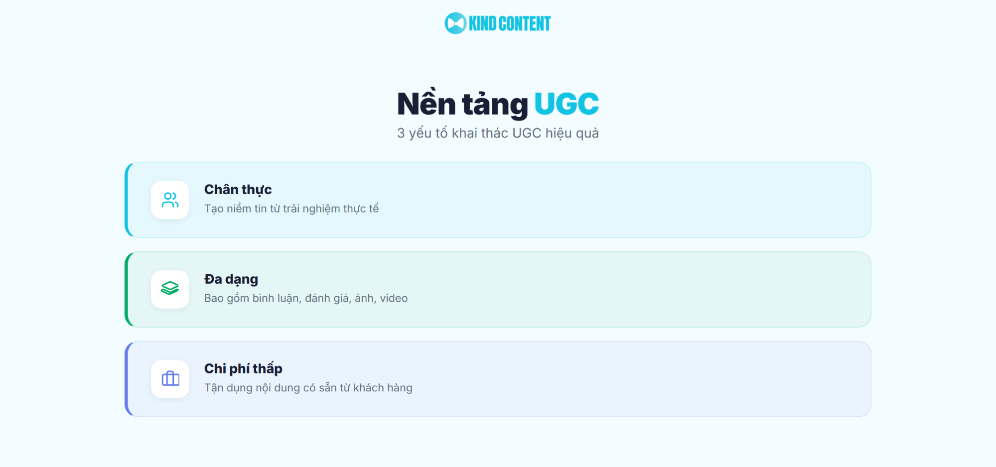 3 yếu tố khai thác UGC hiệu quả