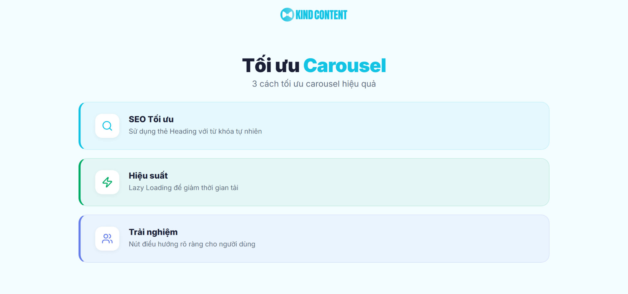 3 cách tối ưu carousel hiệu quả