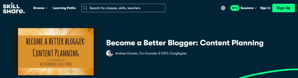 Khóa học Become A Better Blogger