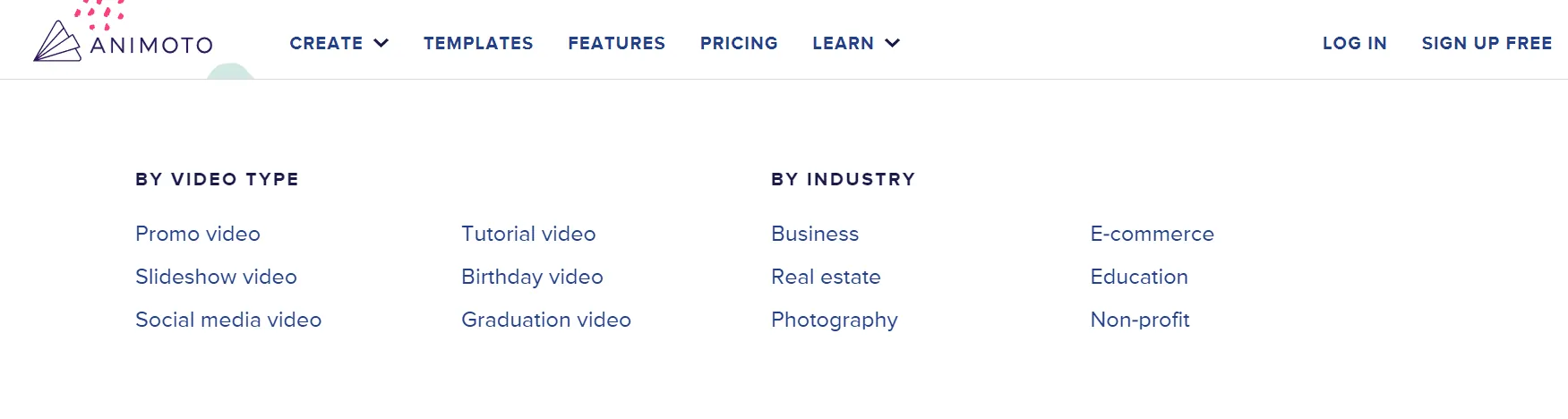 Công cụ viết content Animoto