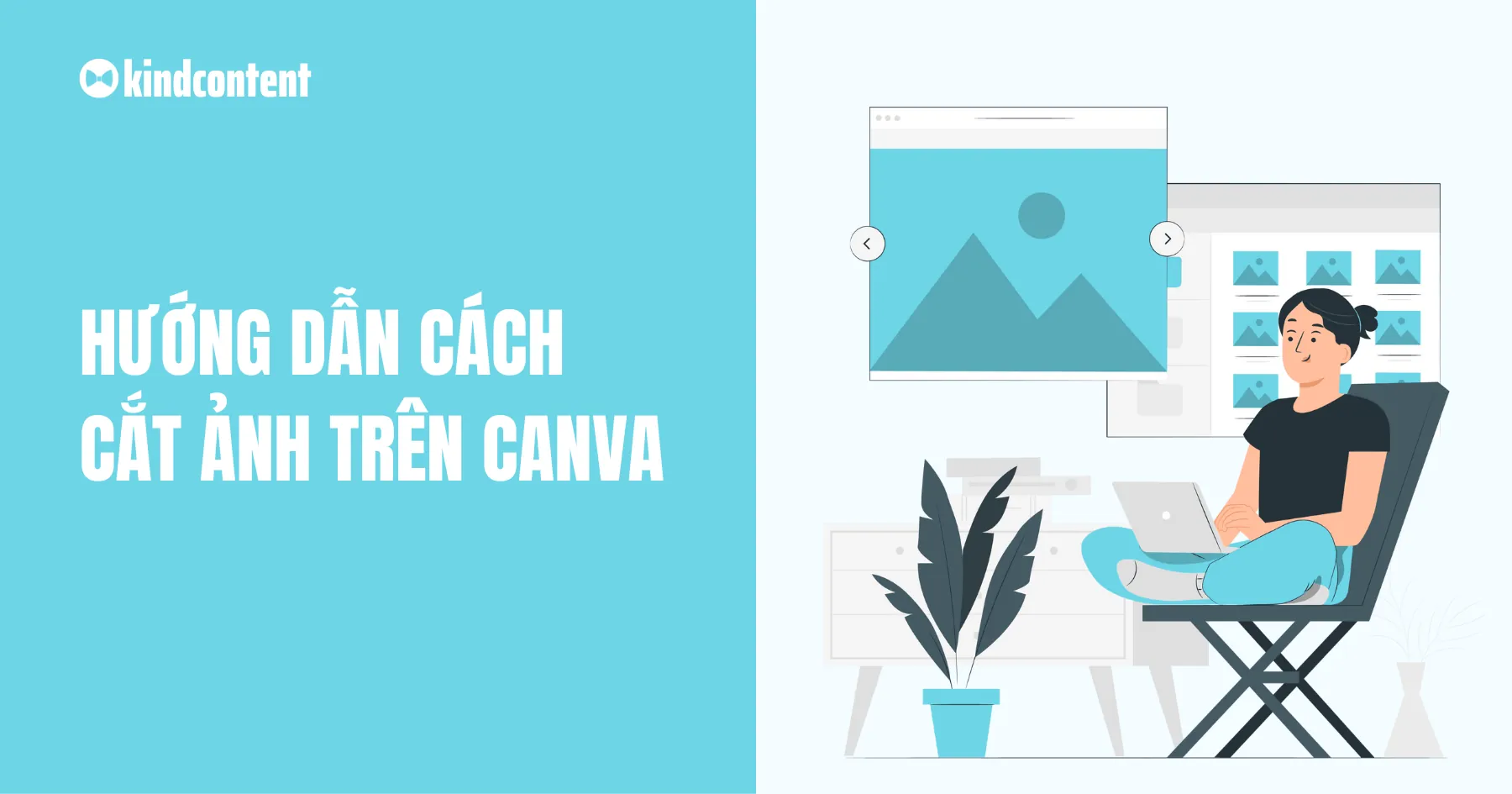 Cách cắt ảnh trên Canva