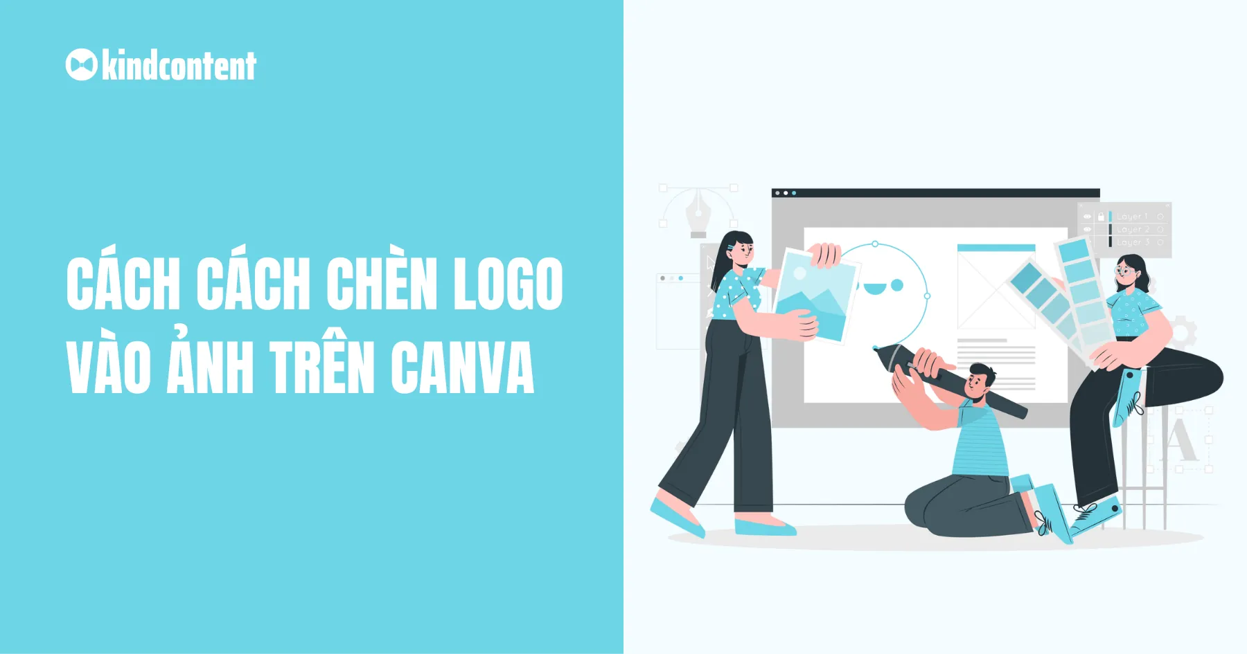 cách chèn logo vào ảnh trên canva