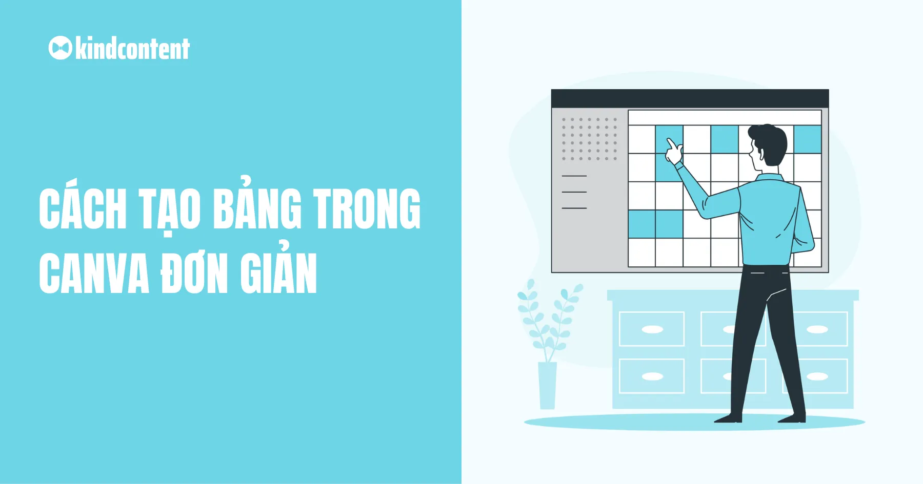 tạo bảng trong canva