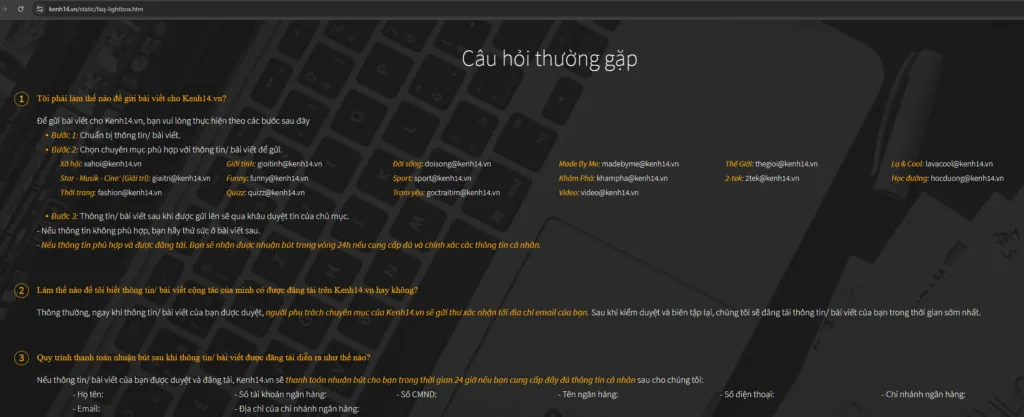 Hướng dẫn cách viết báo cho kênh 14