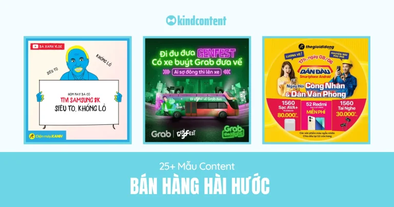25+ mẫu content bán hàng hài hước cuốn hút bội thu doanh số