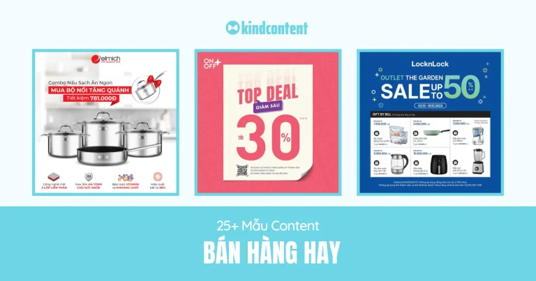 35+ mẫu content bán hàng hay tăng doanh số “thần tốc” 2026