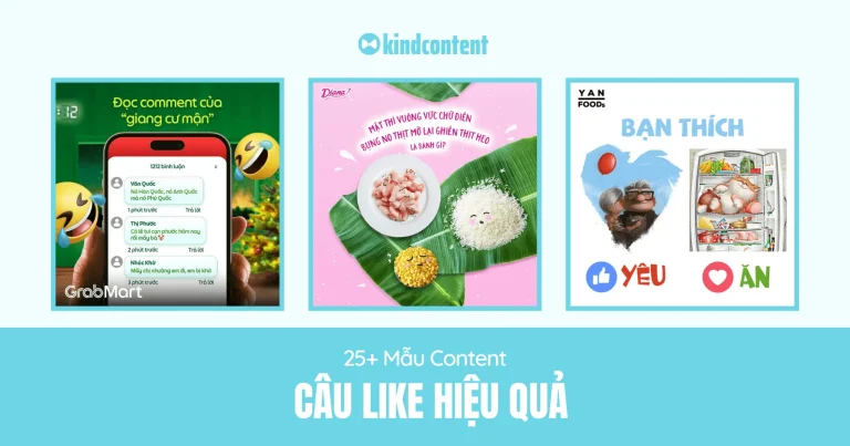 25+ mẫu content câu like hiệu quả cho newbie muốn viral 2026