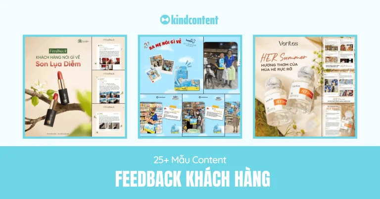25+ mẫu content feedback khách hàng cho mọi ngành nghề 2026