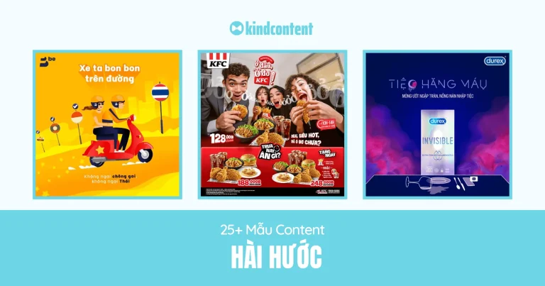 25+ mẫu content hài hước mặn mà, thu hút triệu lượt xem 2026