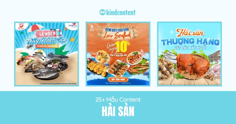 25+ mẫu content hải sản tươi ngon tăng doanh thu nhất 2026