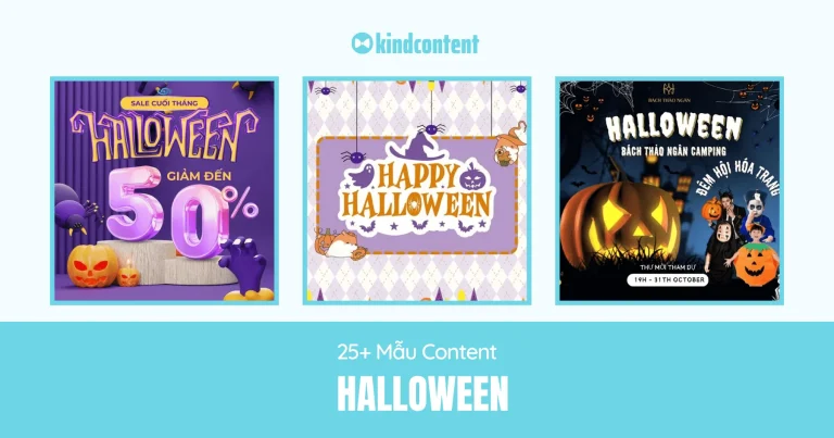 25+ mẫu content Halloween thú vị, độc lạ đảm bảo viral 2026