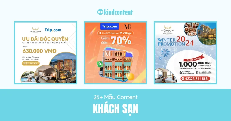 25+ mẫu content khách sạn độc lạ thu hút nhất 2026
