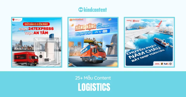 25+ mẫu content logistics thu hút khách hàng thành công 2026