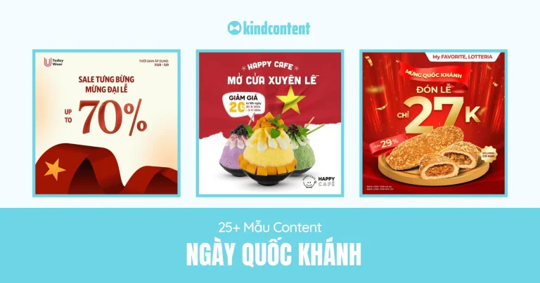 25+ mẫu content ngày Quốc Khánh độc đáo, hấp dẫn 2026