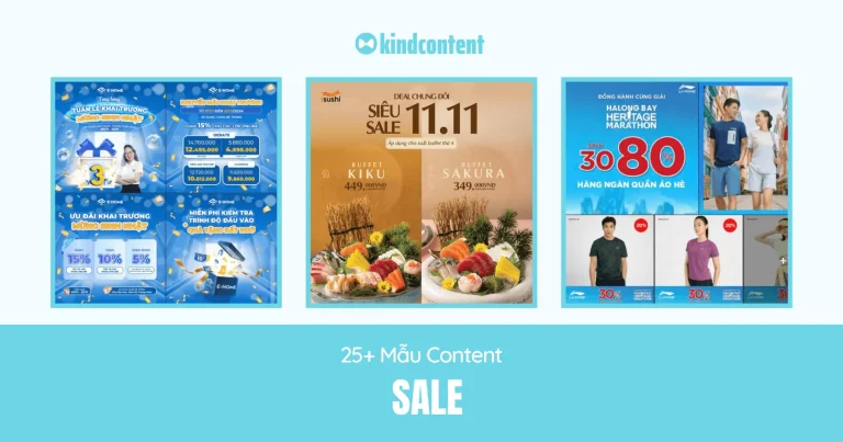35+ mẫu content sale đỉnh cao 2026, đọc là chốt đơn ngay