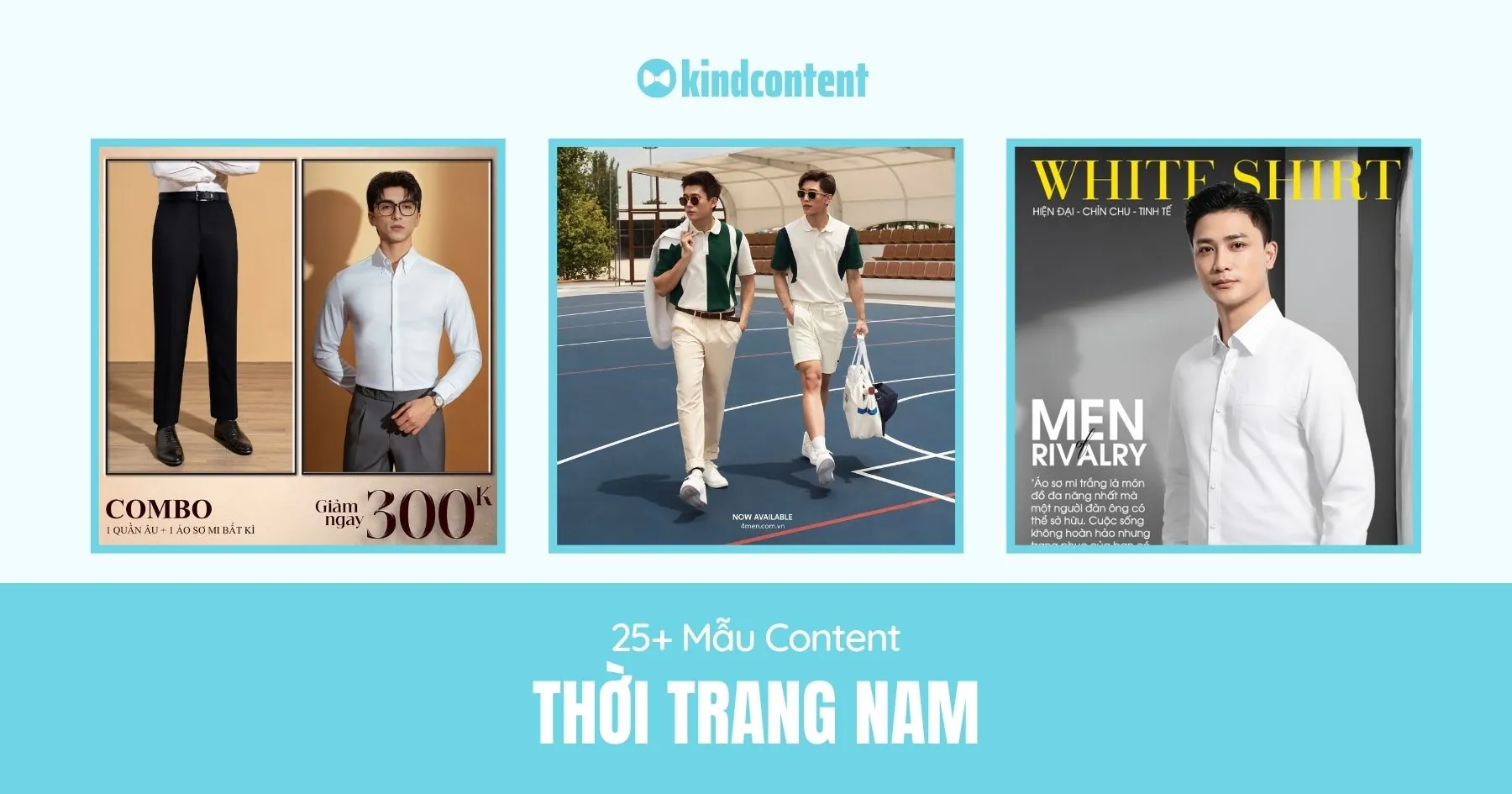 Content thời trang nam
