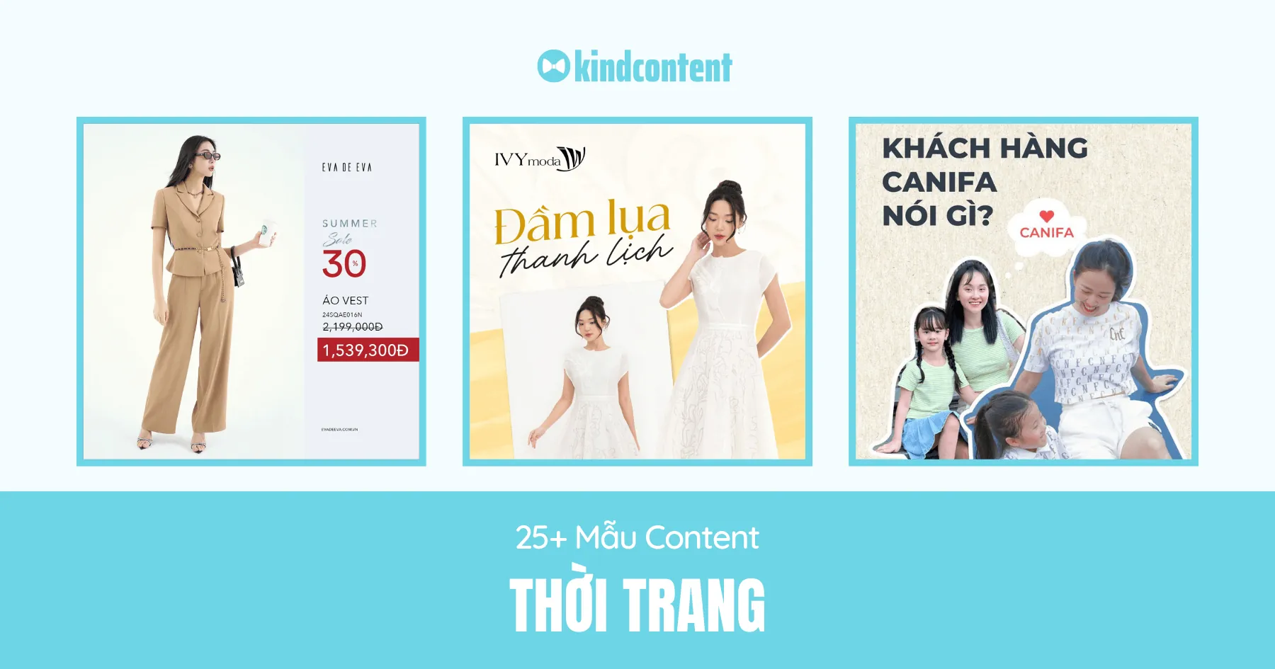 Mẫu Content thời trang hay