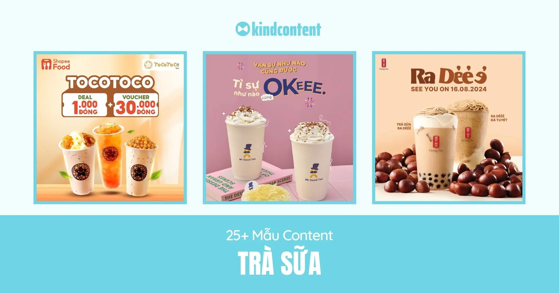 Content trà sữa