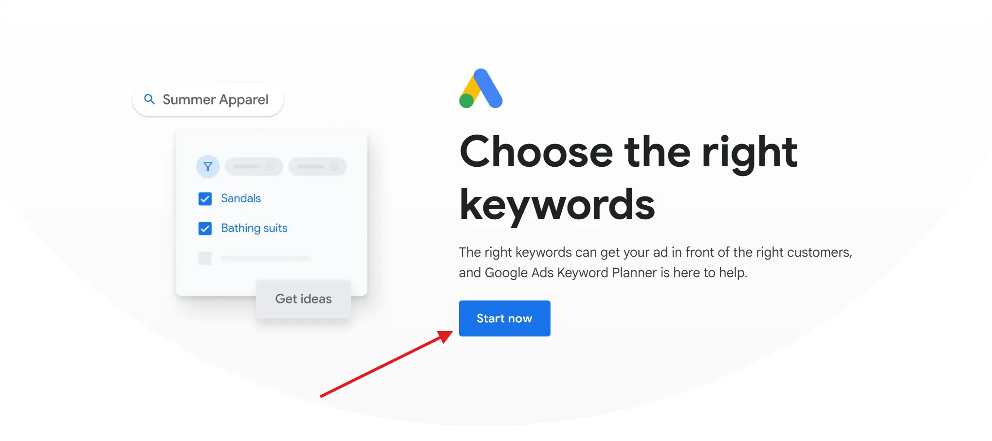 Đăng nhập vào Google Keywords Planner bằng Gmail của bạn
