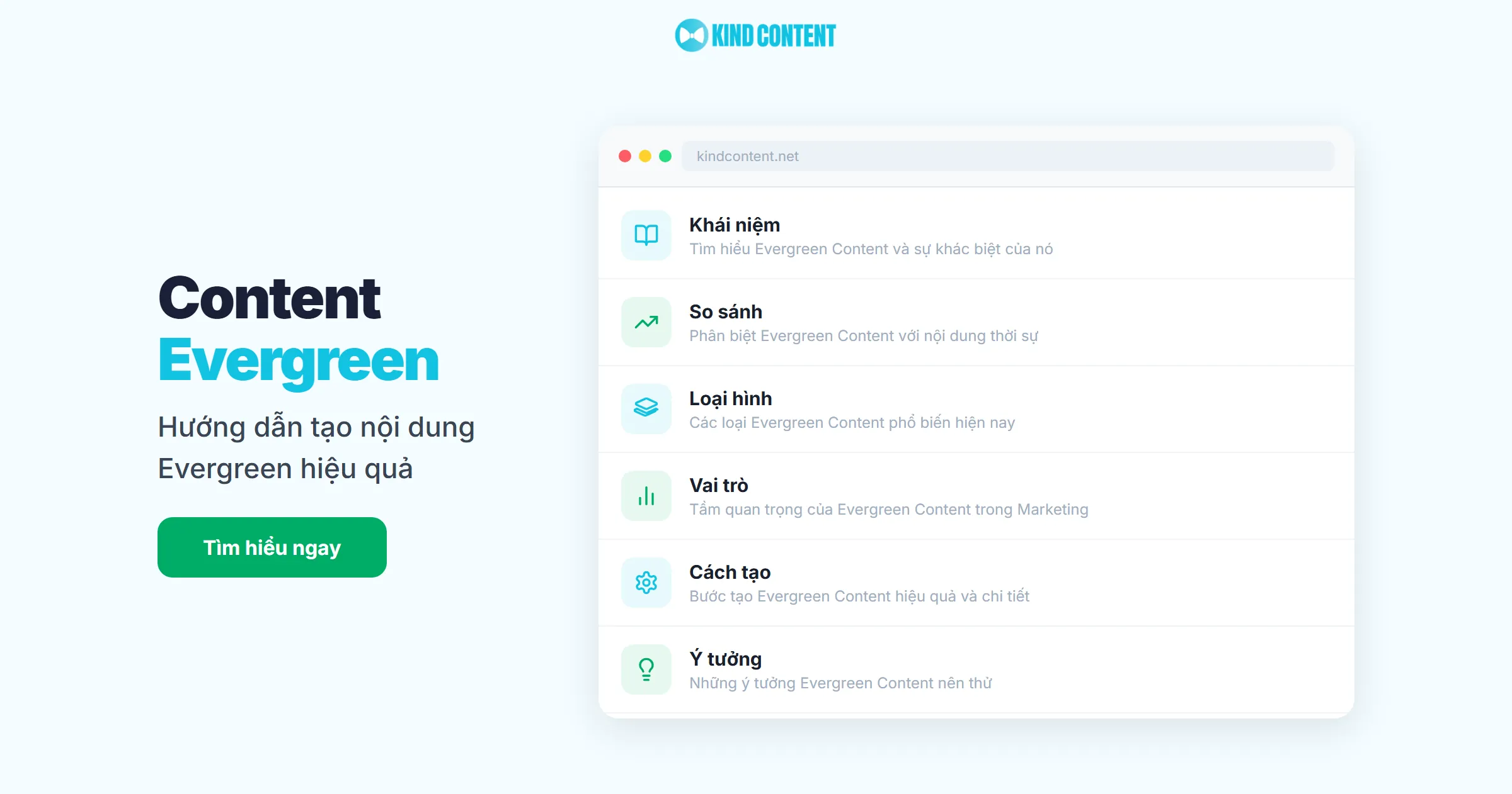 Evergreen content là gì? Tìm hiểu nội dung không lỗi thời