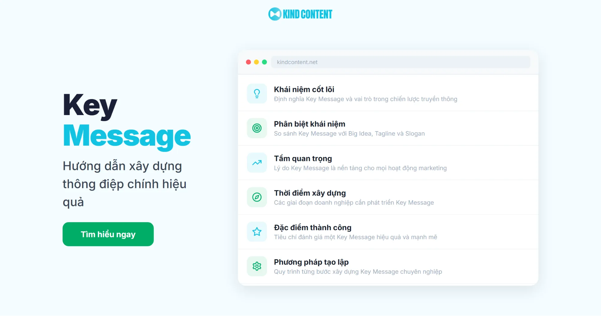 Crawl: Key Message
