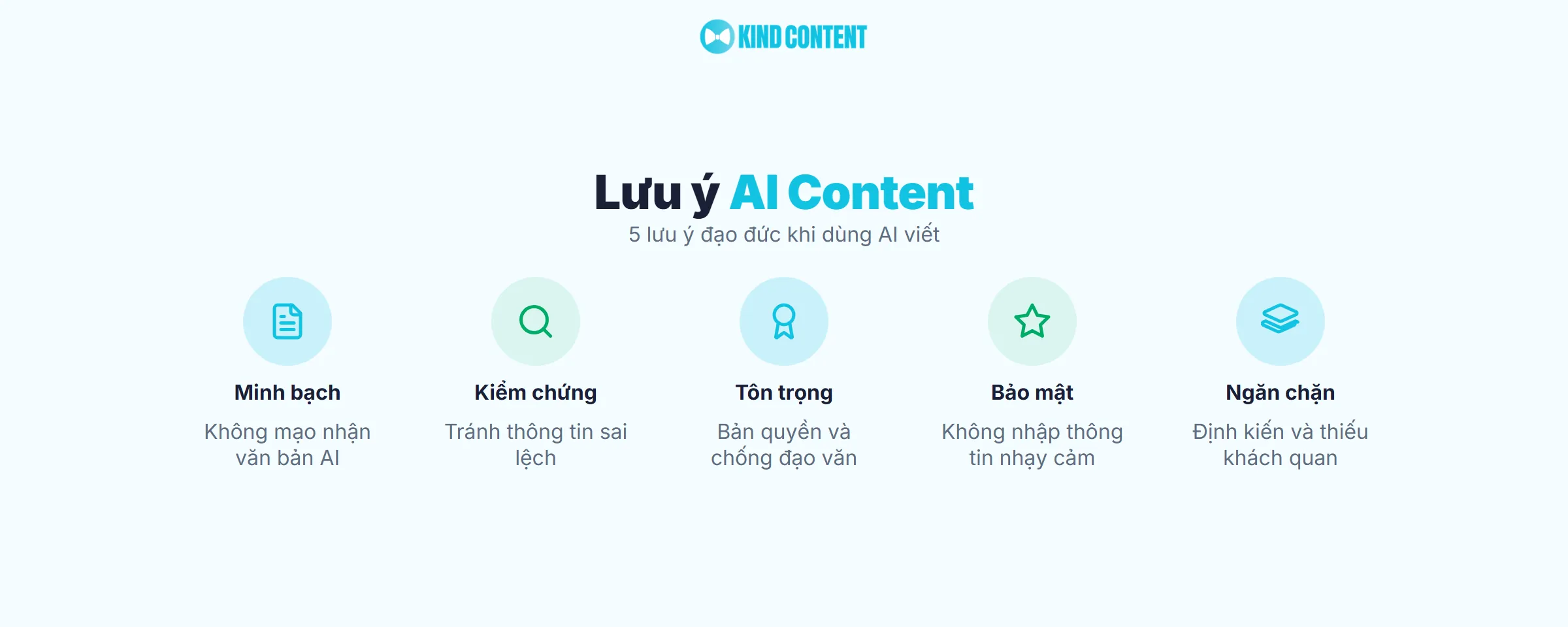 5 lưu ý đạo đức khi dùng AI viết
