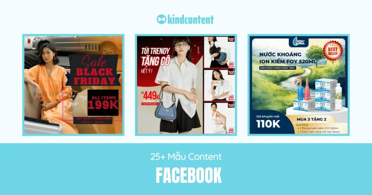 50+ mẫu content facebook mọi lĩnh vực dành cho newbie 2026