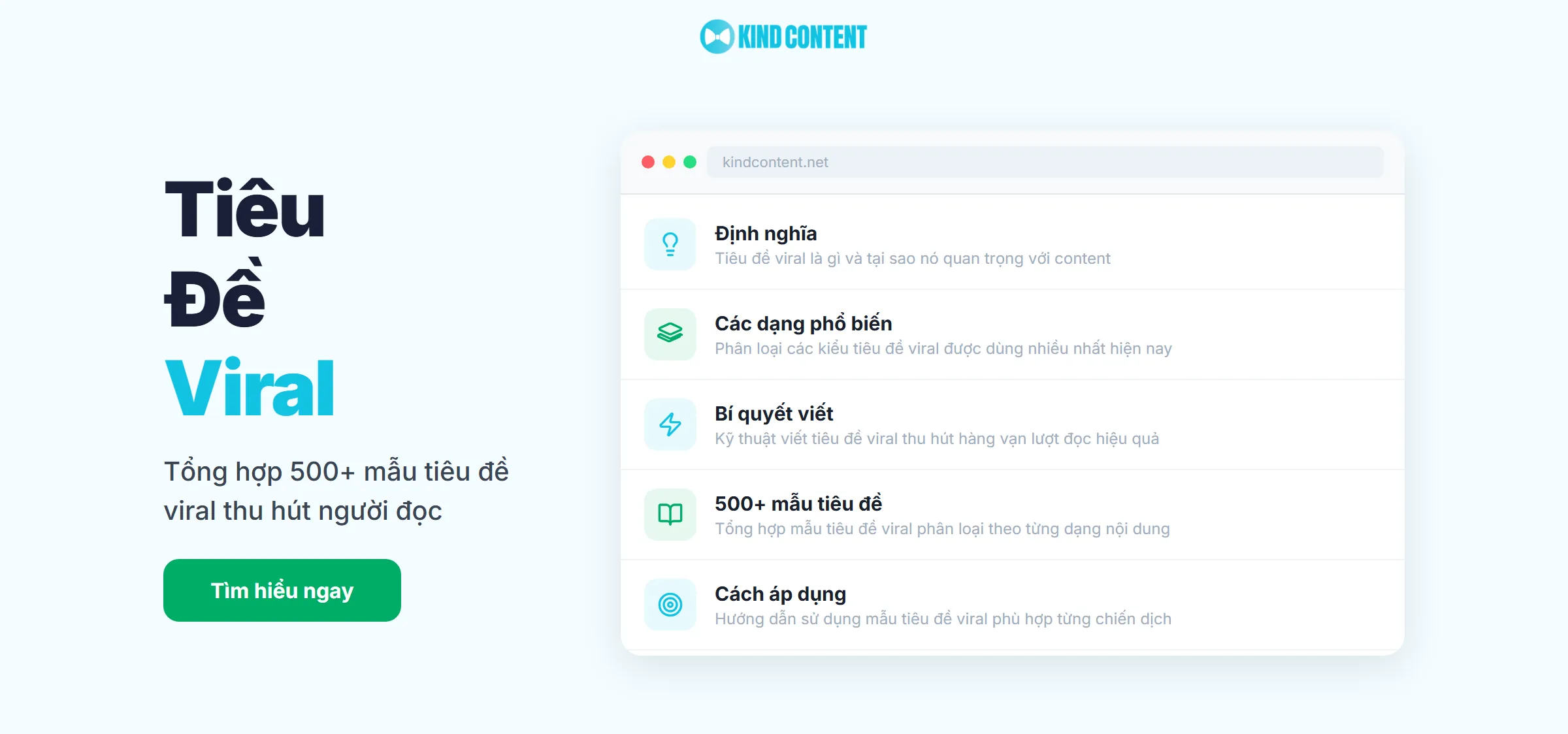 500+ mẫu tiêu đề viral thu hút triệu view