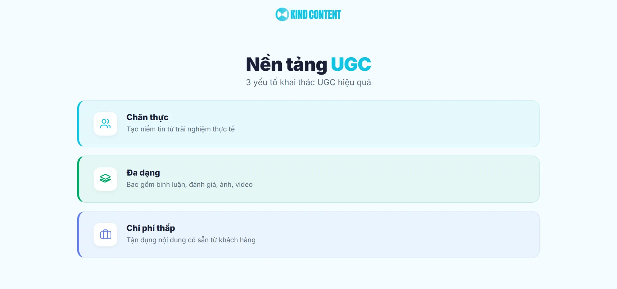 3 yếu tố khai thác UGC hiệu quả
