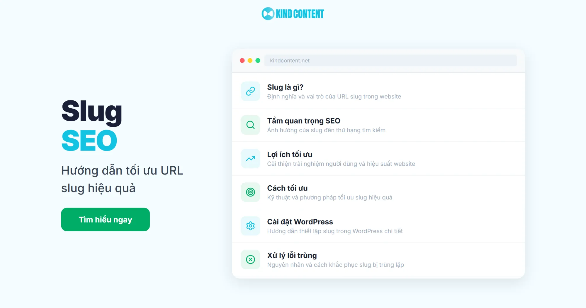 Tối ưu slug chuẩn SEO cho website